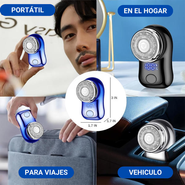 Mini Afeitadora Eléctrica Portátil usb