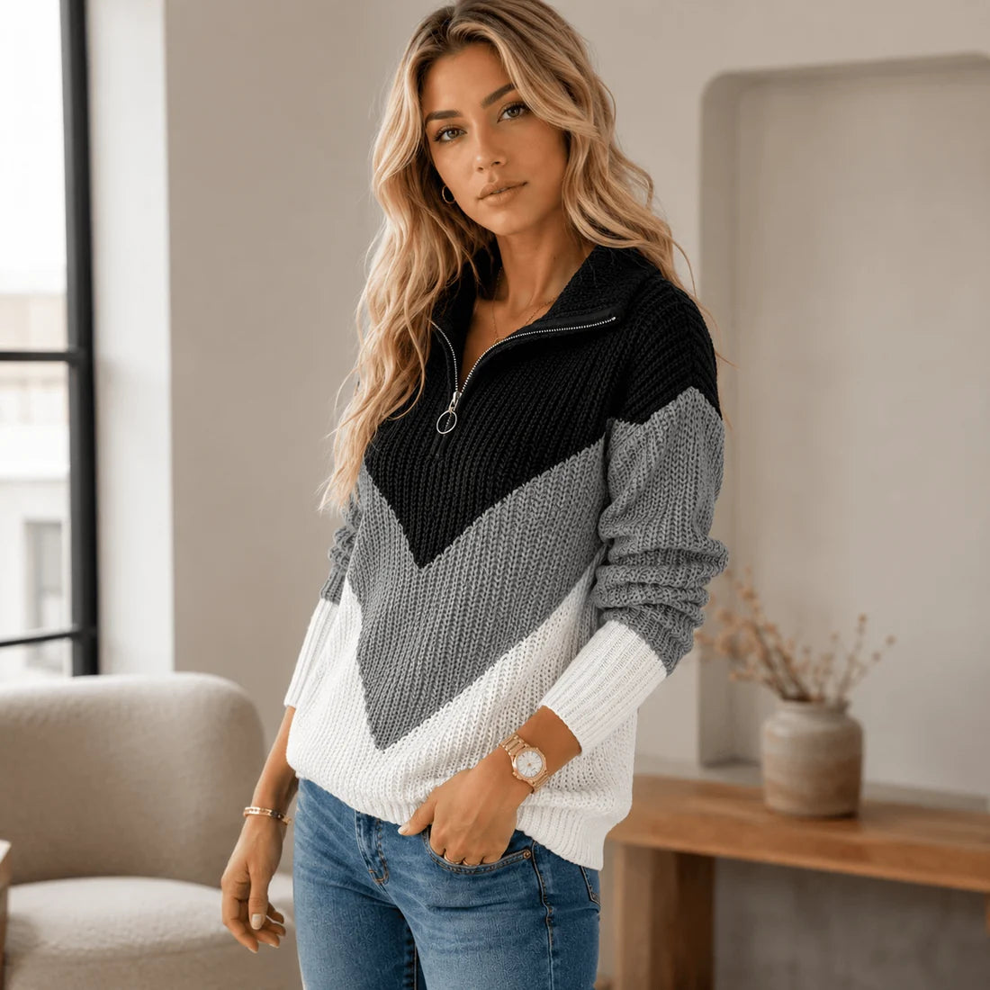 Luciana – Jersey Con Cremallera