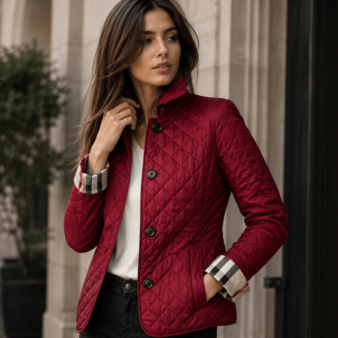 Alexa - Chaqueta De Seda Elegance