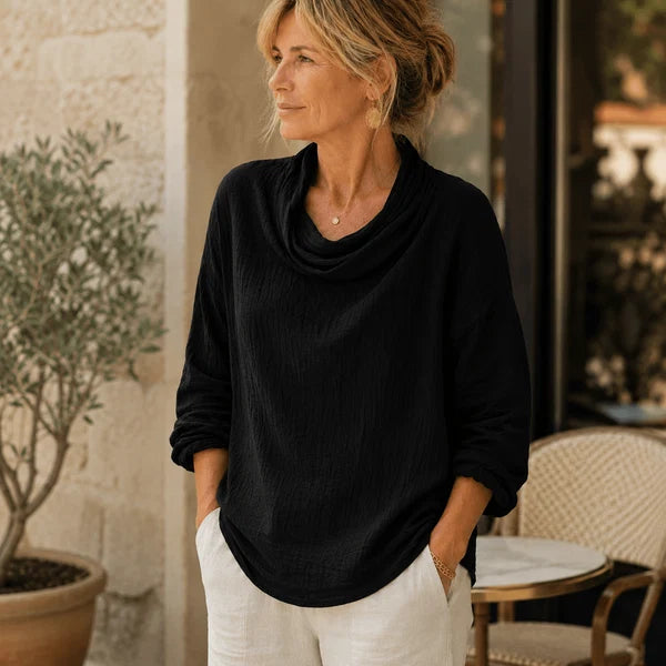 Hellen - Elegante Blusa De Manga Larga