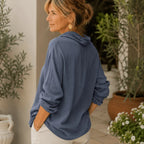 Hellen - Elegante Blusa De Manga Larga