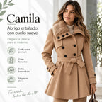 Camila | Abrigo De Invierno A Medida Con Cuello De Piel