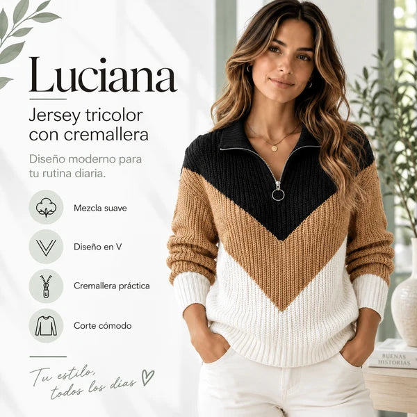 Luciana – Jersey Con Cremallera