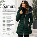 Samira™ | Abrigo Acolchado de Invierno con Capucha