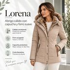 Lorena | Abrigo de invierno cálido con suave forro de piel