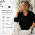 Clara - Elegante Blusa De Manga Larga