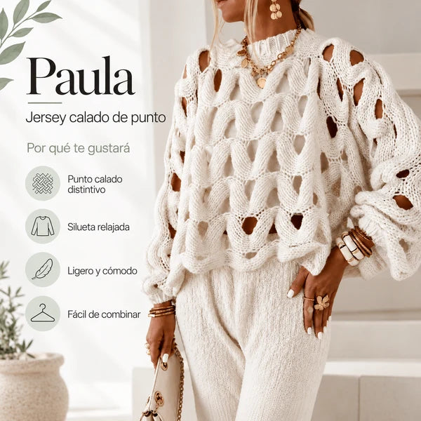 Paula - Jersey De Punto Informal