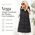 Vega - Abrigo Acolchado Sin Mangas Con Cremallera
