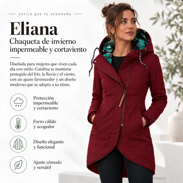 Eliana - Chaqueta De Invierno Impermeable Y Cortaviento