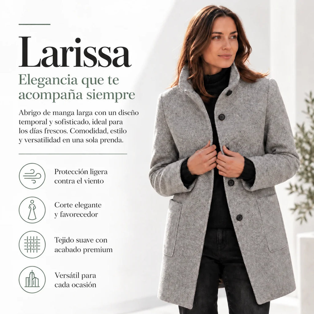 Larissa - Abrigo Cortavientos De Manga Larga