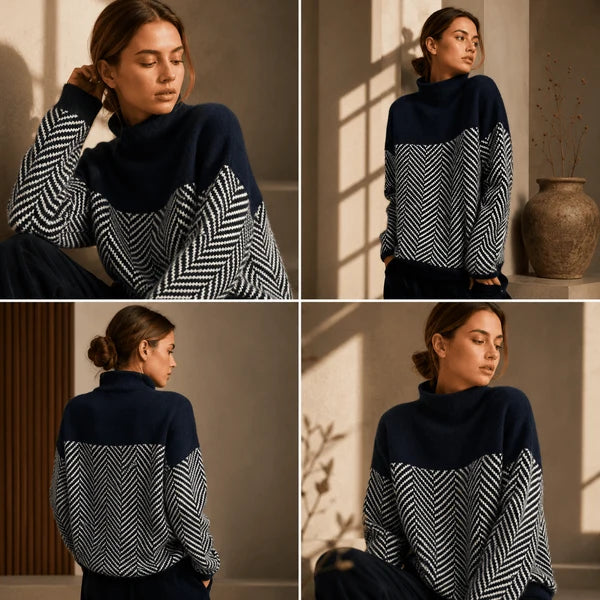 Arlet | Jersey de cuello alto de algodón