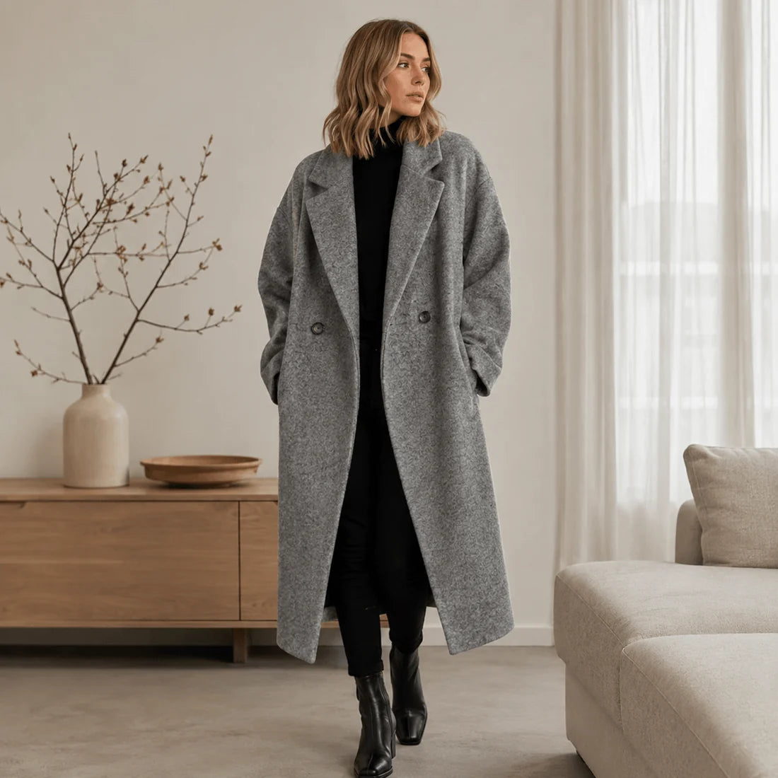 Martina Abrigo Clásico de Invierno Premium