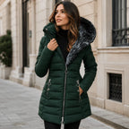 Samira™ | Abrigo Acolchado de Invierno con Capucha