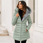 Samira™ | Abrigo Acolchado de Invierno con Capucha