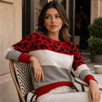 Brisa™ | Suéter casual con estampado de leopardo