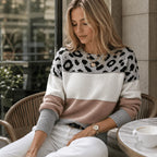 Brisa™ | Suéter casual con estampado de leopardo